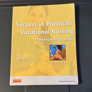 Success in Practical/Vocational Nursing Textbook - Yellow Cover
